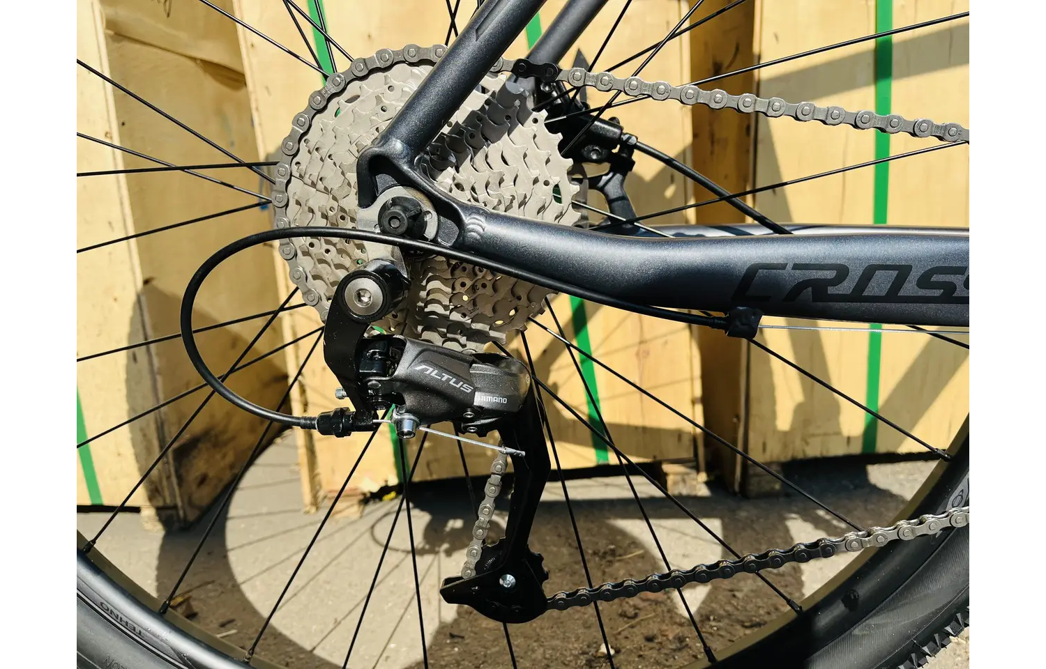 Фотографія Велосипед Crosser Solo 2x9 Altus 29" розмір XL рама 21 2023 чорний 7