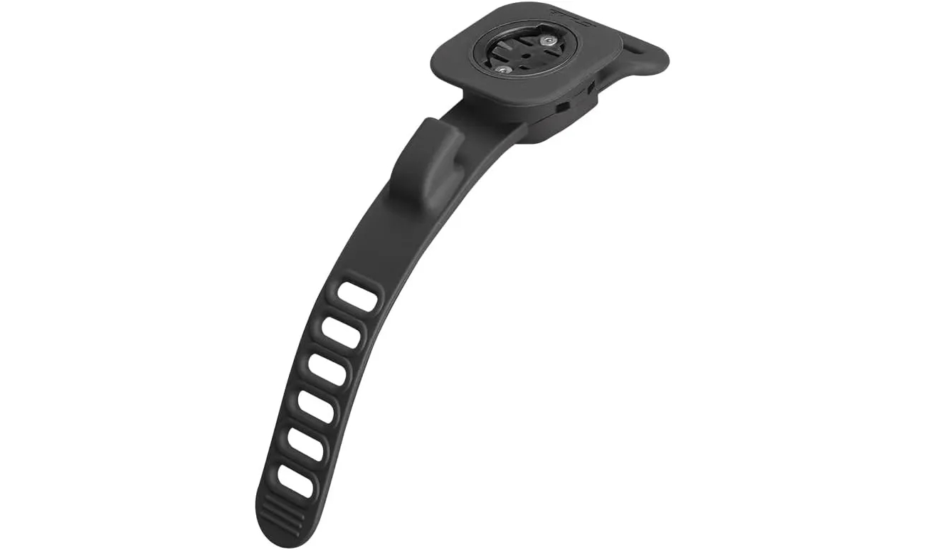 Тримач велокомп'ютера та фари GUB 630 , для Garmin, Wahoo, Bryton, Cateye, силіконовий, чорний 2