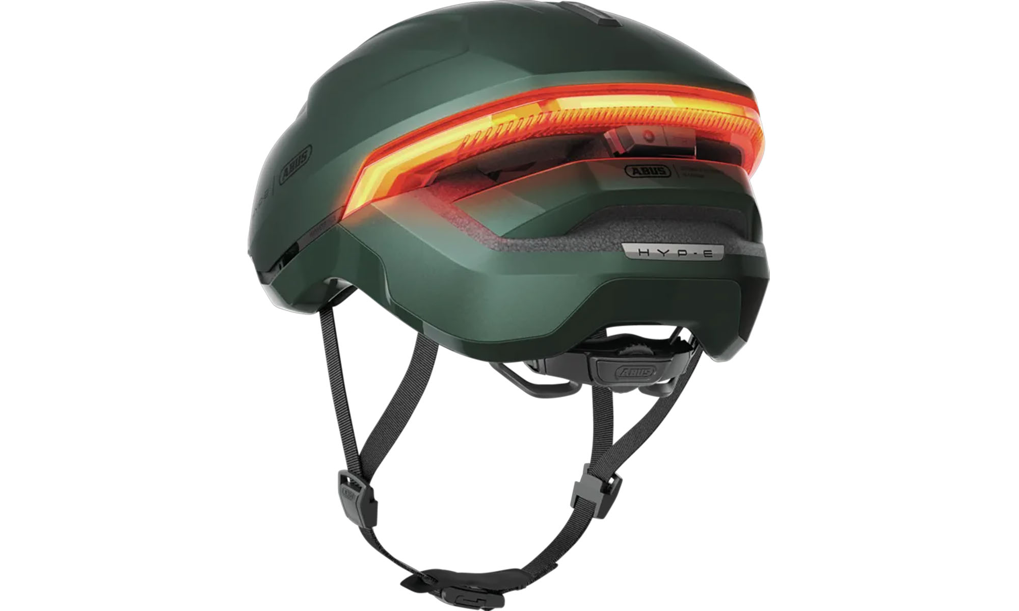 Велошлем ABUS HYP-E jungle green, размер M (54-58 см), зеленый 4 Велошлем ABUS HYP-E jungle green, размер M (54-58 см), зеленый 4