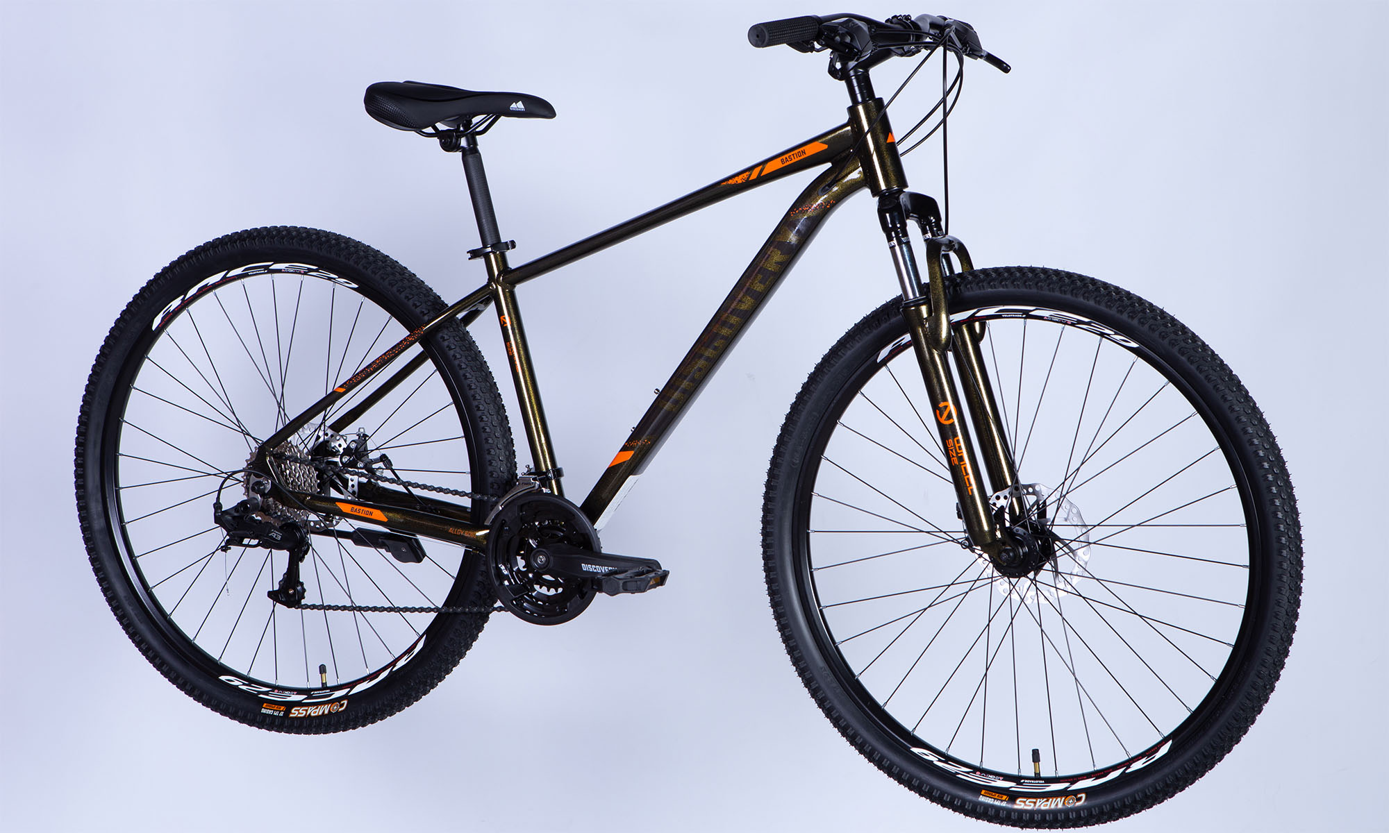 Фотографія Велосипед Discovery BASTION DD CS 29", размер XL, рама 21", 2025, коричневый  2