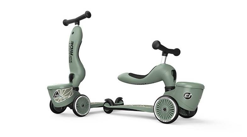 Фотография Самокат Scoot and Ride серии Highwaykick-1 Lifestyle зеленый, 1-5 лет/20-50 кг