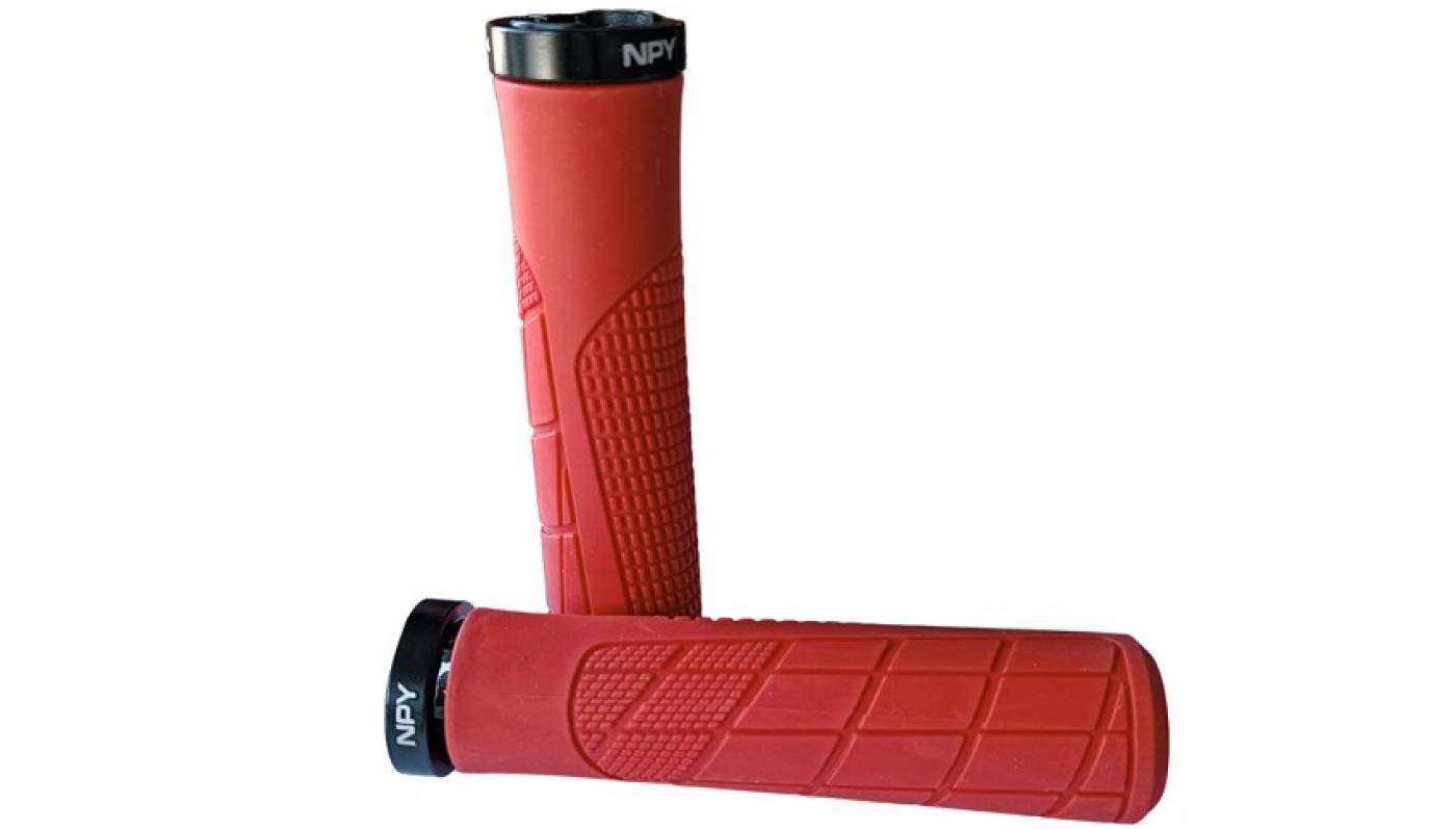 Фотография Грипсы NPY Anti-Skid Lock прямые 130мм, красный 2