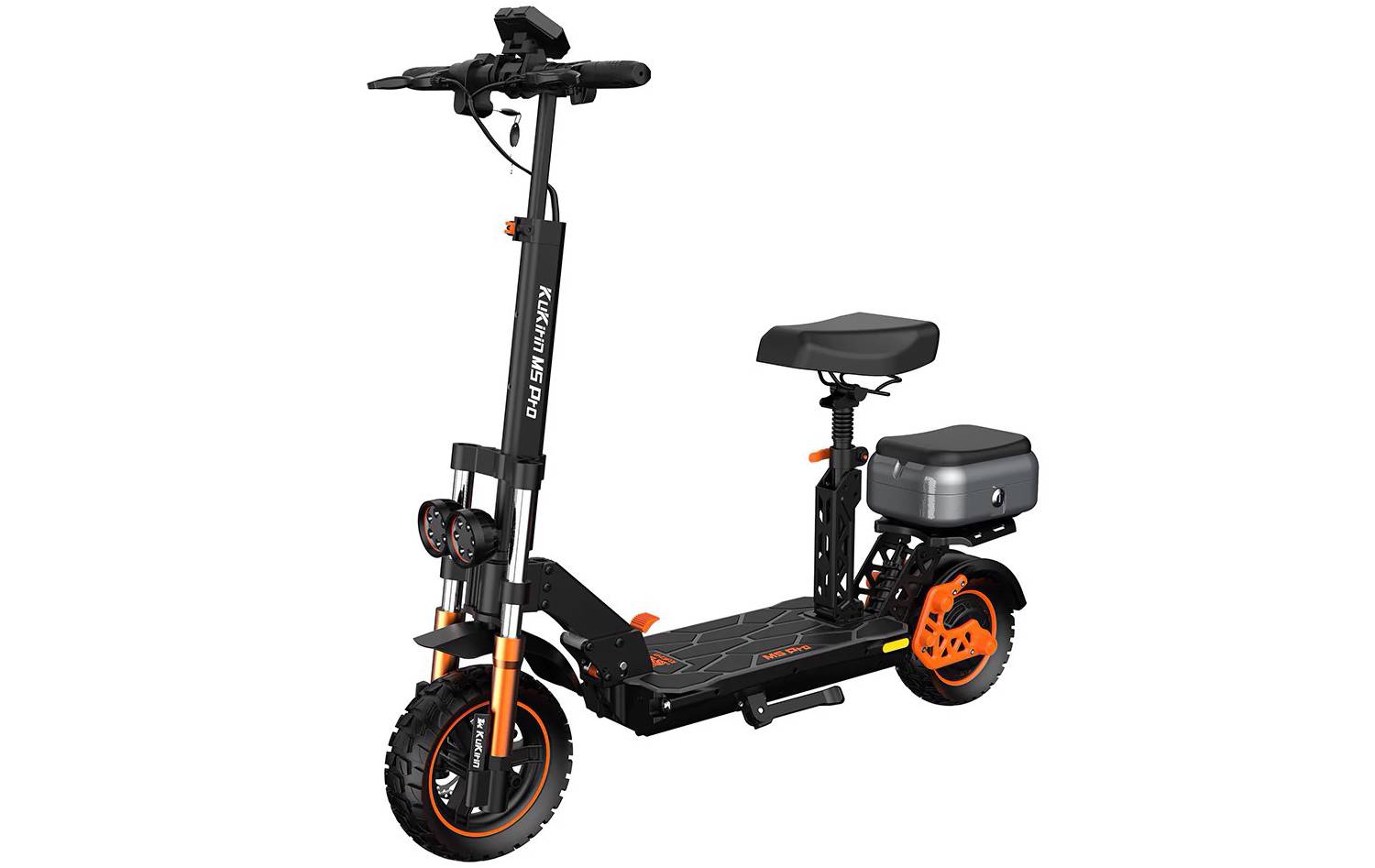 Електросамокат із сидінням KUGOO KIRIN M5 Pro (1200 Вт; 20 Аh; 48 В), чорний 9