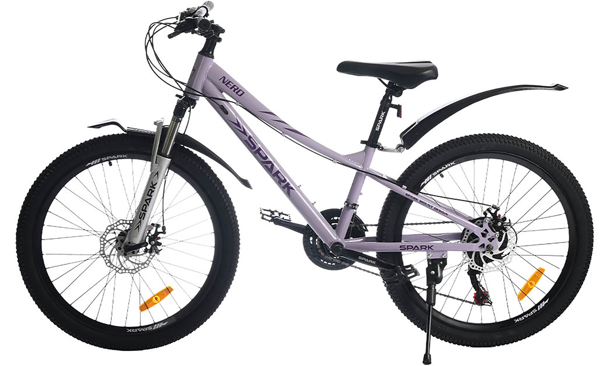 Велосипед SPARK NERO 24", размер XXS, рама 12", год 2026, светло-сиреневый 4 Велосипед SPARK NERO 24", размер XXS, рама 12", год 2026, светло-сиреневый 4