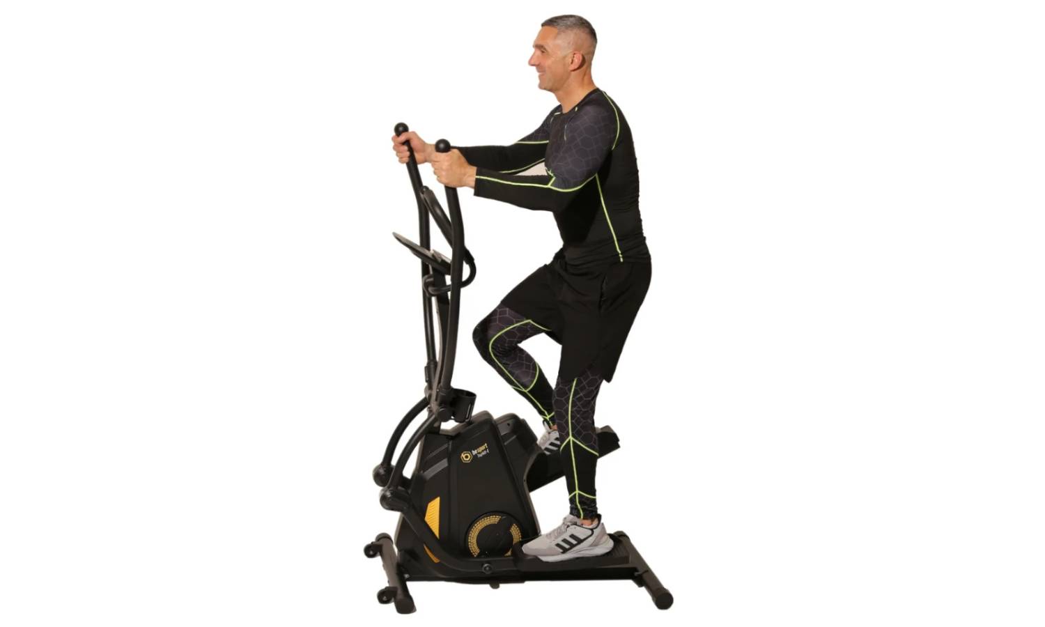 Гибридный орбитрек/степпер Besport BS-1105 TOPHILL-E черно-желтый 12