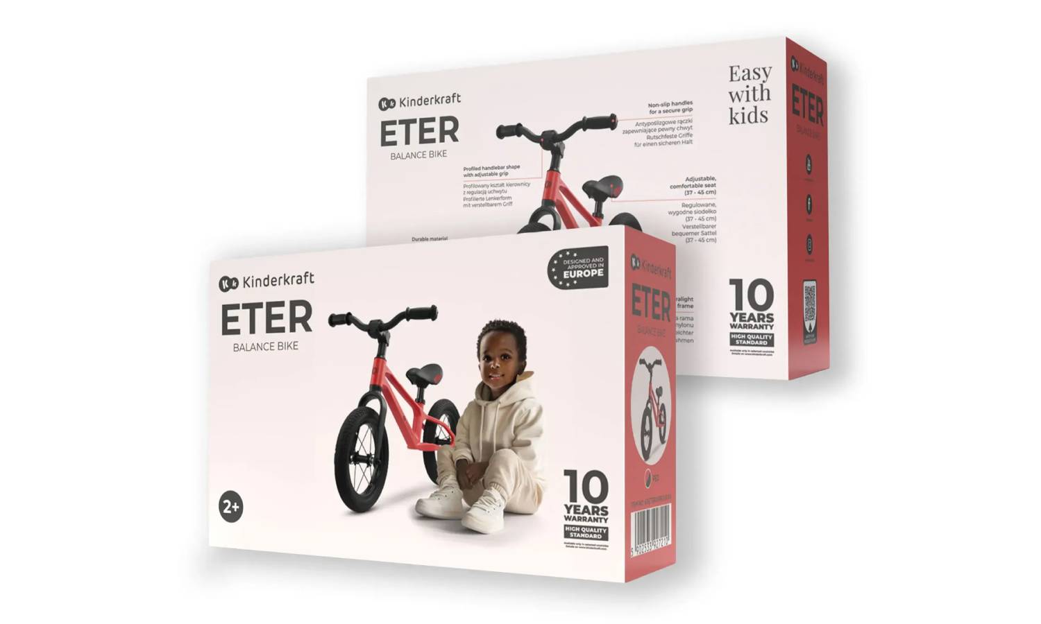 Беговел Kinderkraft Eter красный 7 Беговел Kinderkraft Eter красный 7