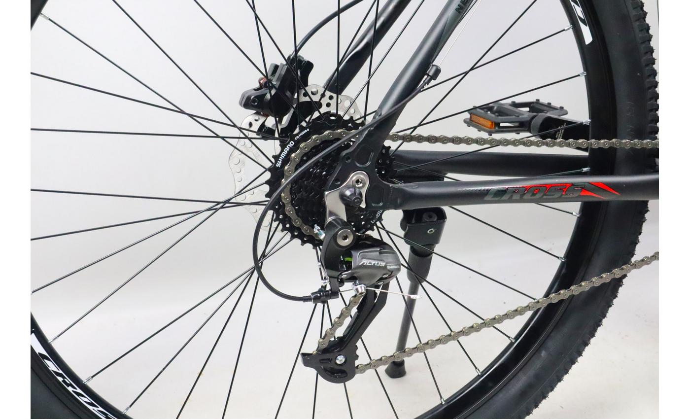 Велосипед Cross Egoist V2 29" розмір XL рама 21" 2022 Чорний-Червоний 3