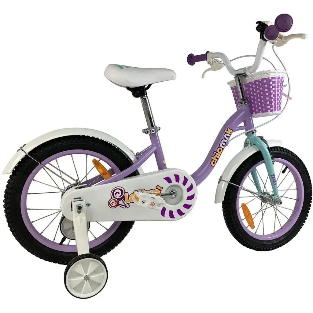 Велосипед детский RoyalBaby Chipmunk Darling 18" (2022), Фиолетовый 3 Велосипед детский RoyalBaby Chipmunk Darling 18" (2022), Фиолетовый 3