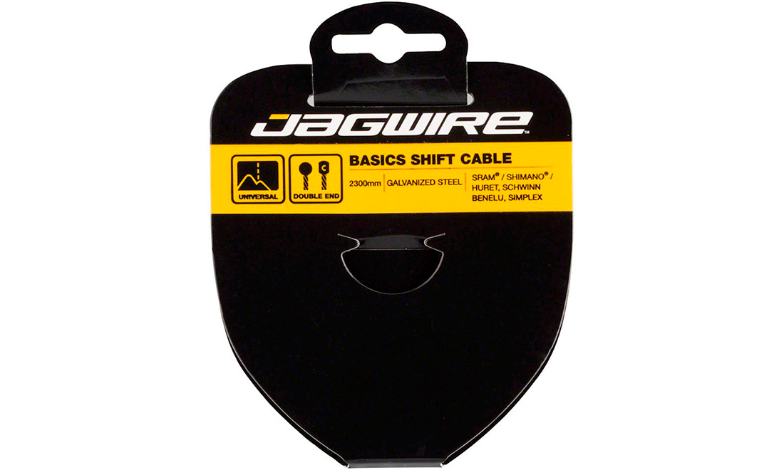 Фотографія Трос для гальма JAGWIRE Basics діам. - 1.6 мм L2795 мм 92RG2795 гальванізир. - Sram/Shimano ROAD+MTB, сірий