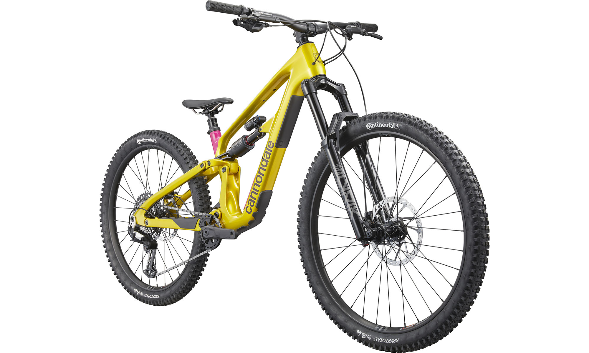 Велосипед Cannondale BAD HABIT 2, Mullet 29"/27.5", размер L, год 2026, желтый 9