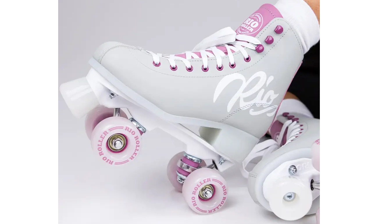 Ролики квады Rio Roller Script размер 39.5 grey-purple  3