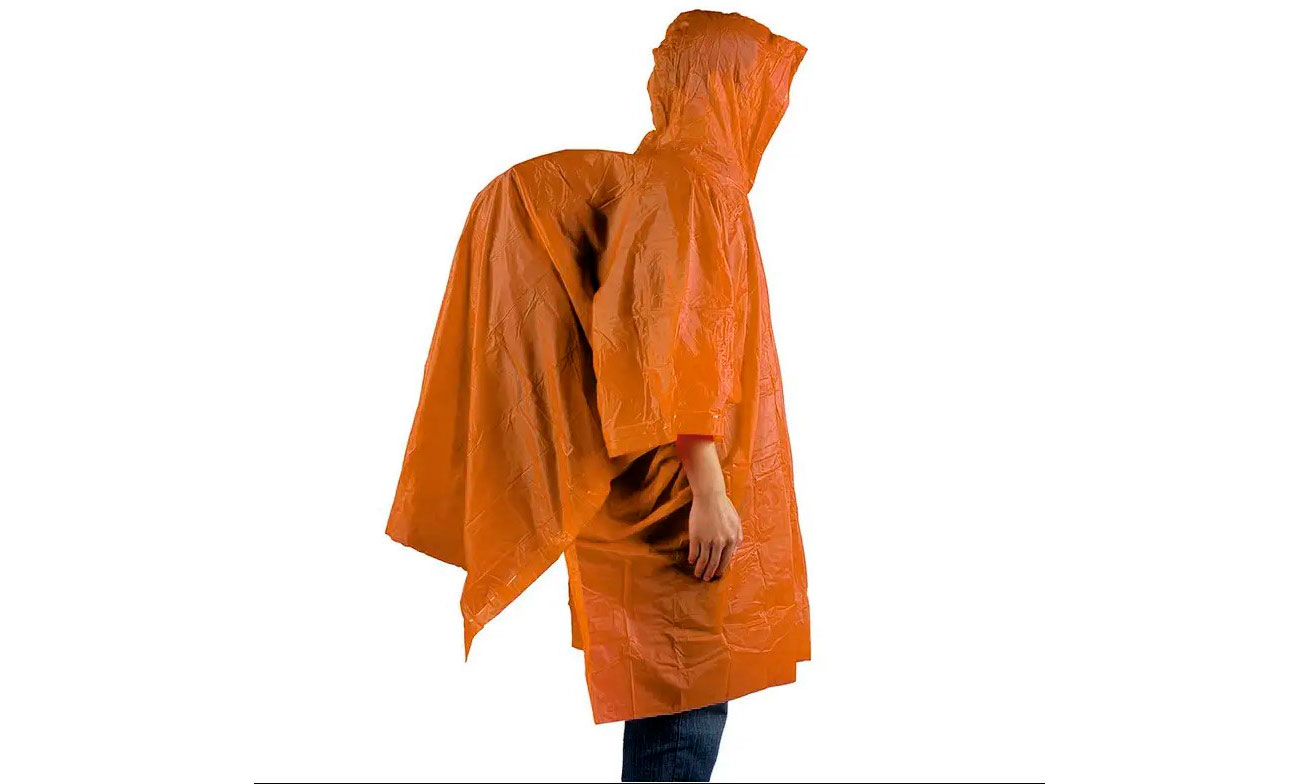 Фотографія Пончо AceCamp Vinyl Rain Poncho orange 3