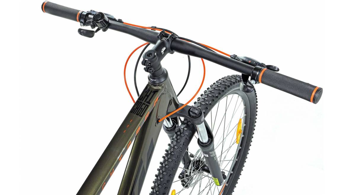 Фотографія Велосипед KTM CHICAGO 292 29", розмір XL рама 53см (2022) Чорно-жовтогарячий 3
