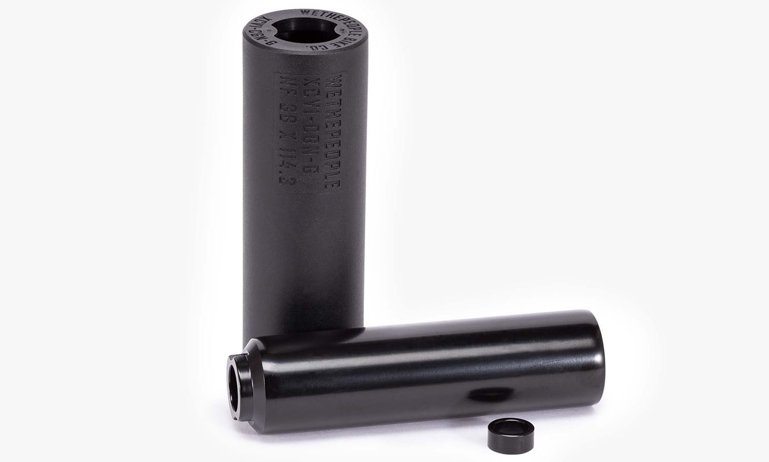 Пеги WeThePeople TEMPER 14mm incl.10mm Adapter, довжина 4.55", чорні (пара) 2