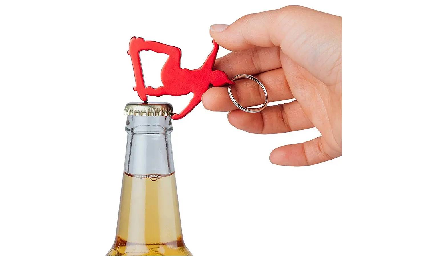 Брелок-открывашка Munkees 3494 Skateboarder red 2 Брелок-открывашка Munkees 3494 Skateboarder red 2