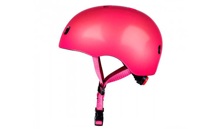 Фотография Защитный шлем  MICRO Bright размер S Малиновый