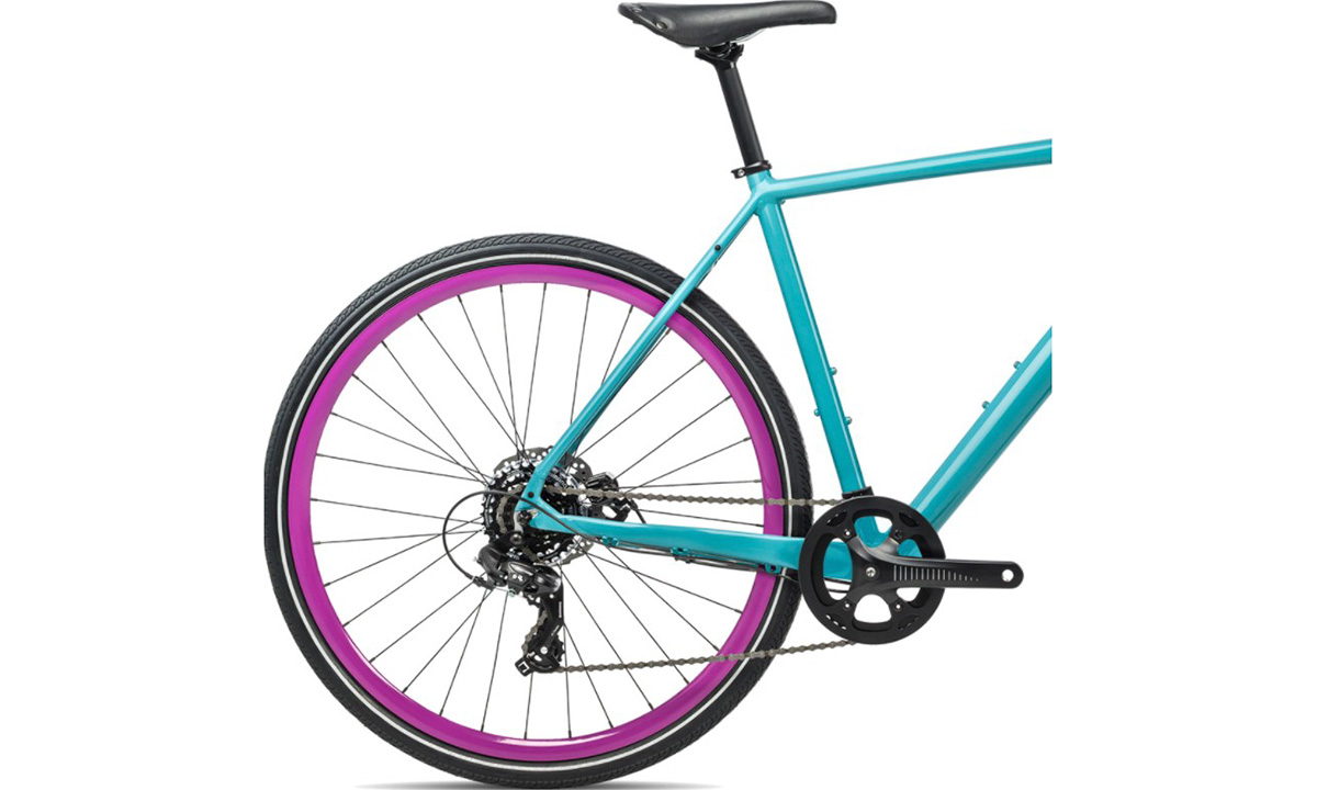 Фотографія Велосипед Orbea Carpe 40 28" розмір M 2021 Блакитно-чорний 2