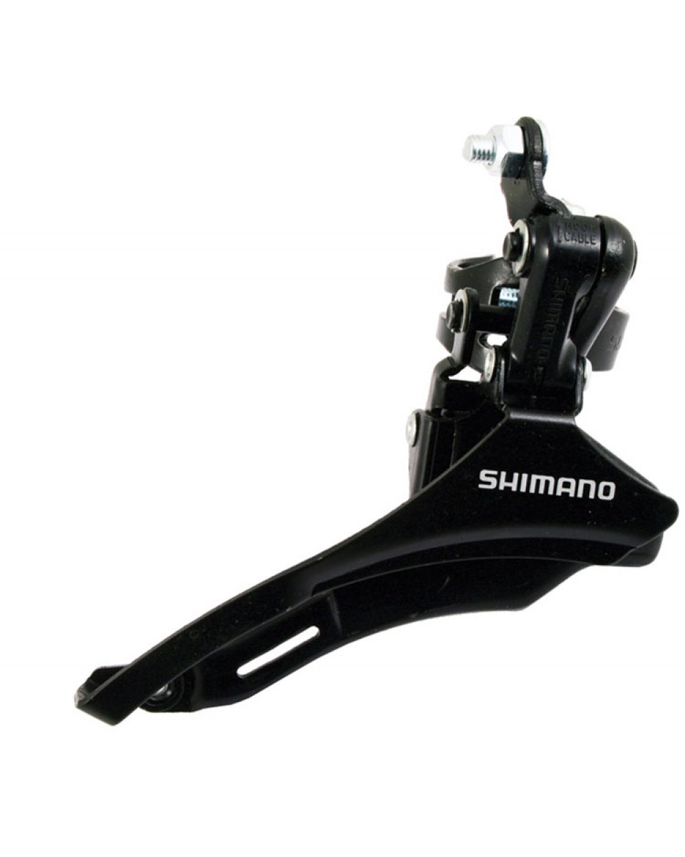 Передний переключатель Shimano FD-TZ30 нижняя тяга, 28.6мм. Черный