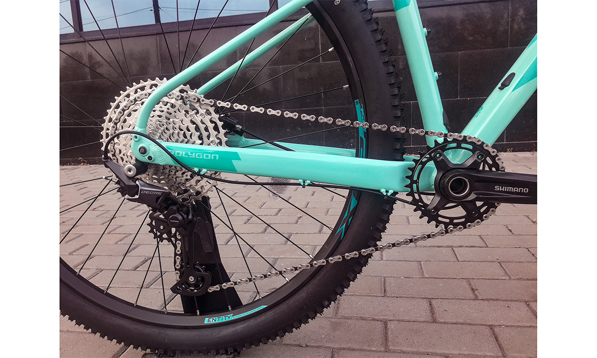 Велосипед POLYGON XTRADA 7 29" 2021, размер L, Бирюзовый 8