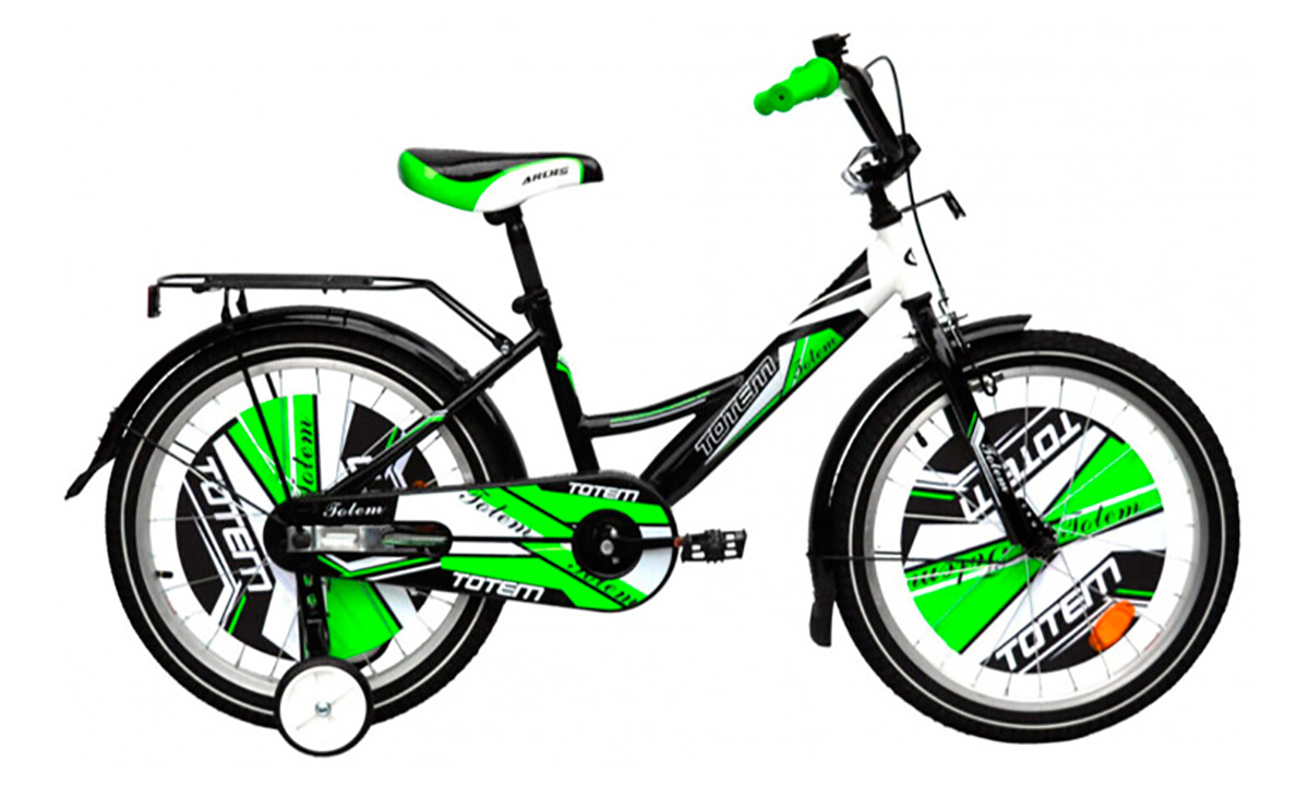Фотография Велосипед Totem  ST ACTIVE 20"  Черно-зеленый 