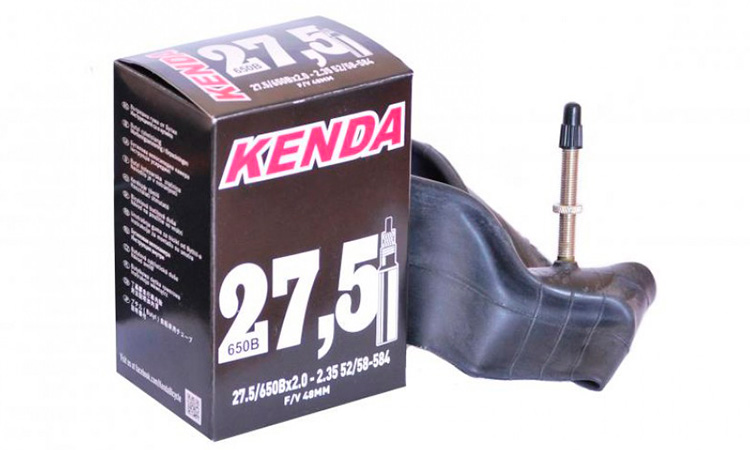 Фотографія Велокамера KENDA 27.5x1.75-2.125, ніпель F/V-48 мм, в коробочці