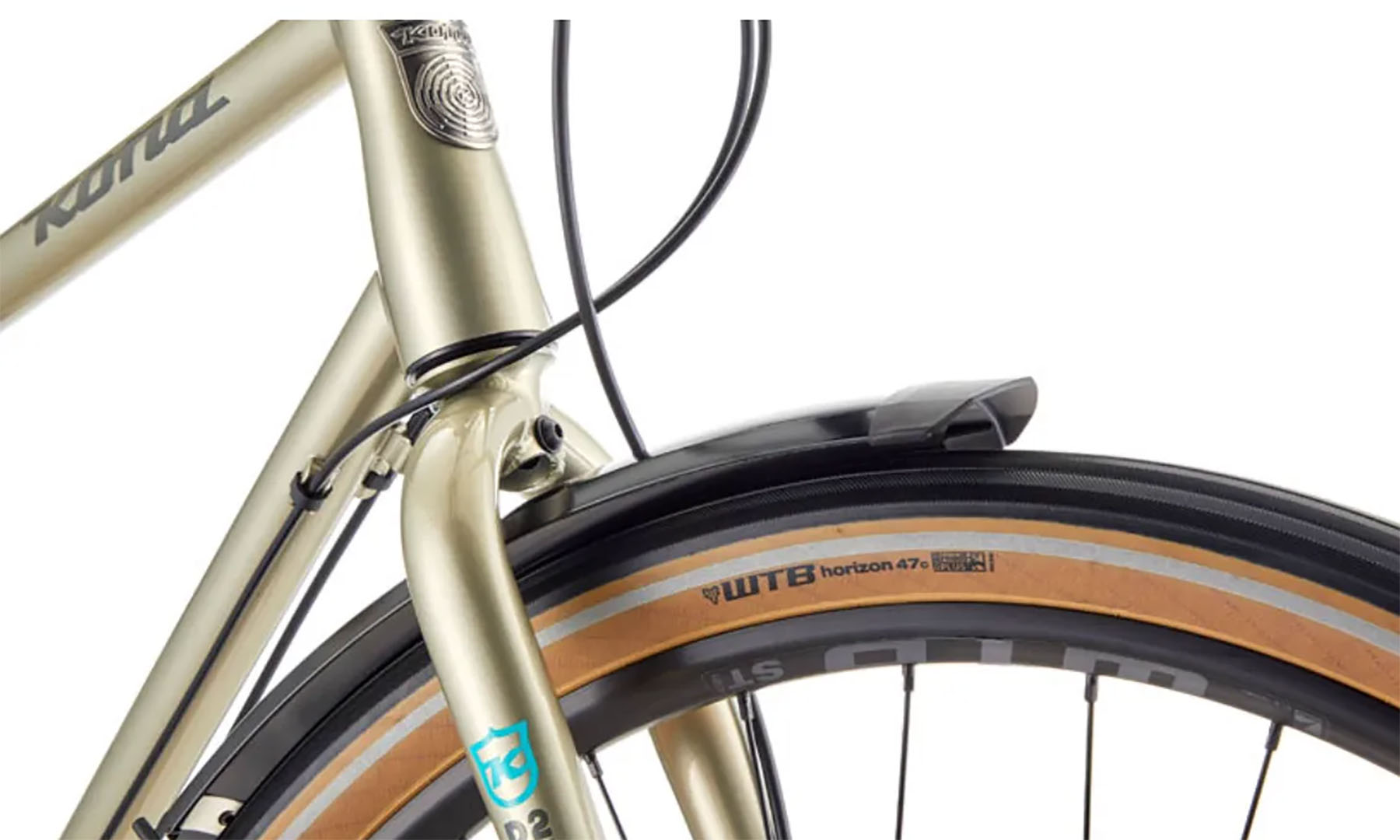 Велосипед дорожный Kona Dr. Dew 27.5" размер рамы L, 2022, Gloss Pewter (золотистый) 4