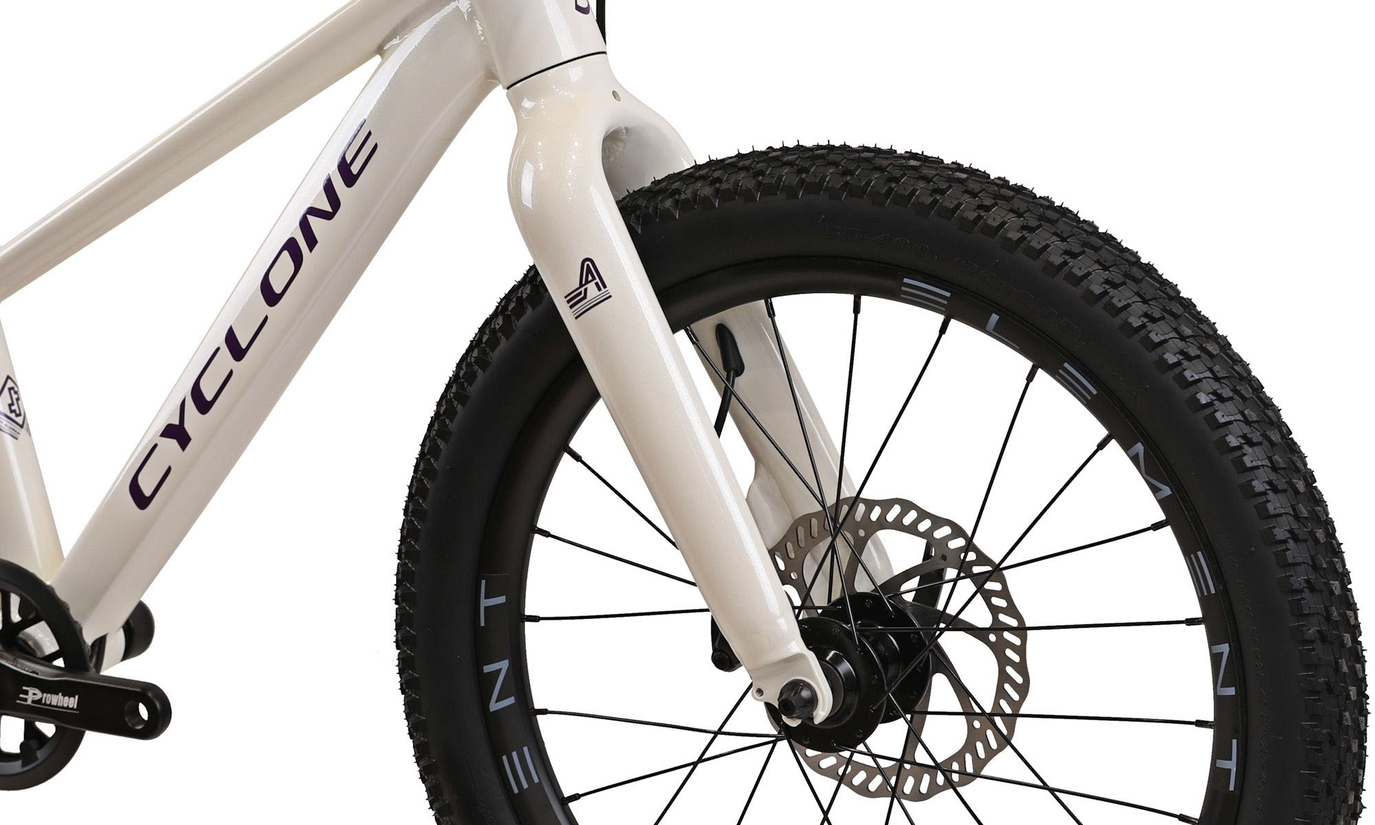 Велосипед CYCLONE PIXEL 20", розмір XXS, рама 11", 2025, Білий 3 Велосипед CYCLONE PIXEL 20", розмір XXS, рама 11", 2025, Білий 3