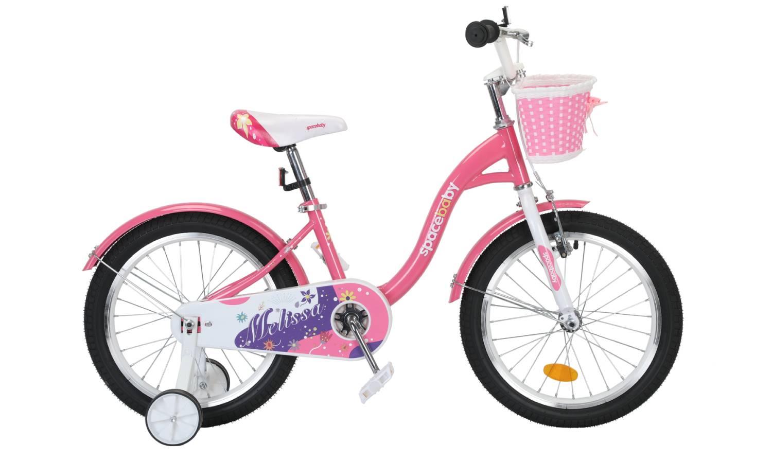 Велосипед SPACE KID MELISSA BH 20" рама 11,5" 2024 Рожевий з кошиком 2