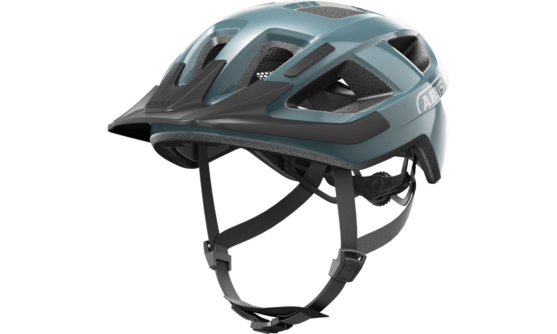 Велошлем ABUS ADURO 3.0 glacier blue, размер L (58-62 см), синий 6 Велошлем ABUS ADURO 3.0 glacier blue, размер L (58-62 см), синий 6
