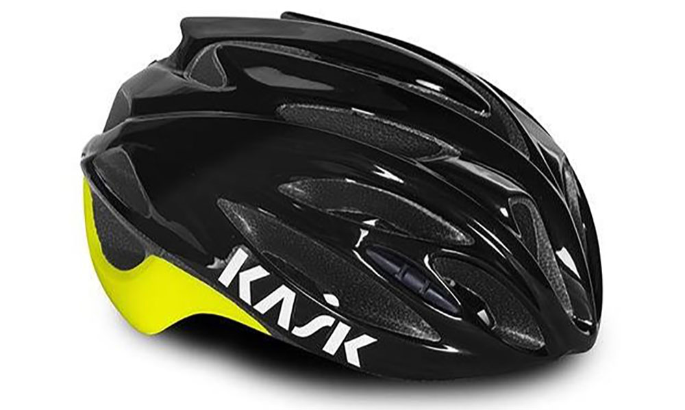 Фотография Шлем KASK Road Rapido Black/Yellow Fluo Размер M