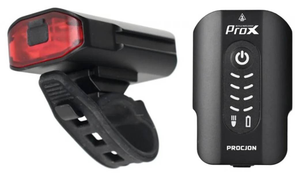 Фара передня ProX Procjon 600Lm, 1200mAh, USB-C чорний 4 Фара передня ProX Procjon 600Lm, 1200mAh, USB-C чорний 4