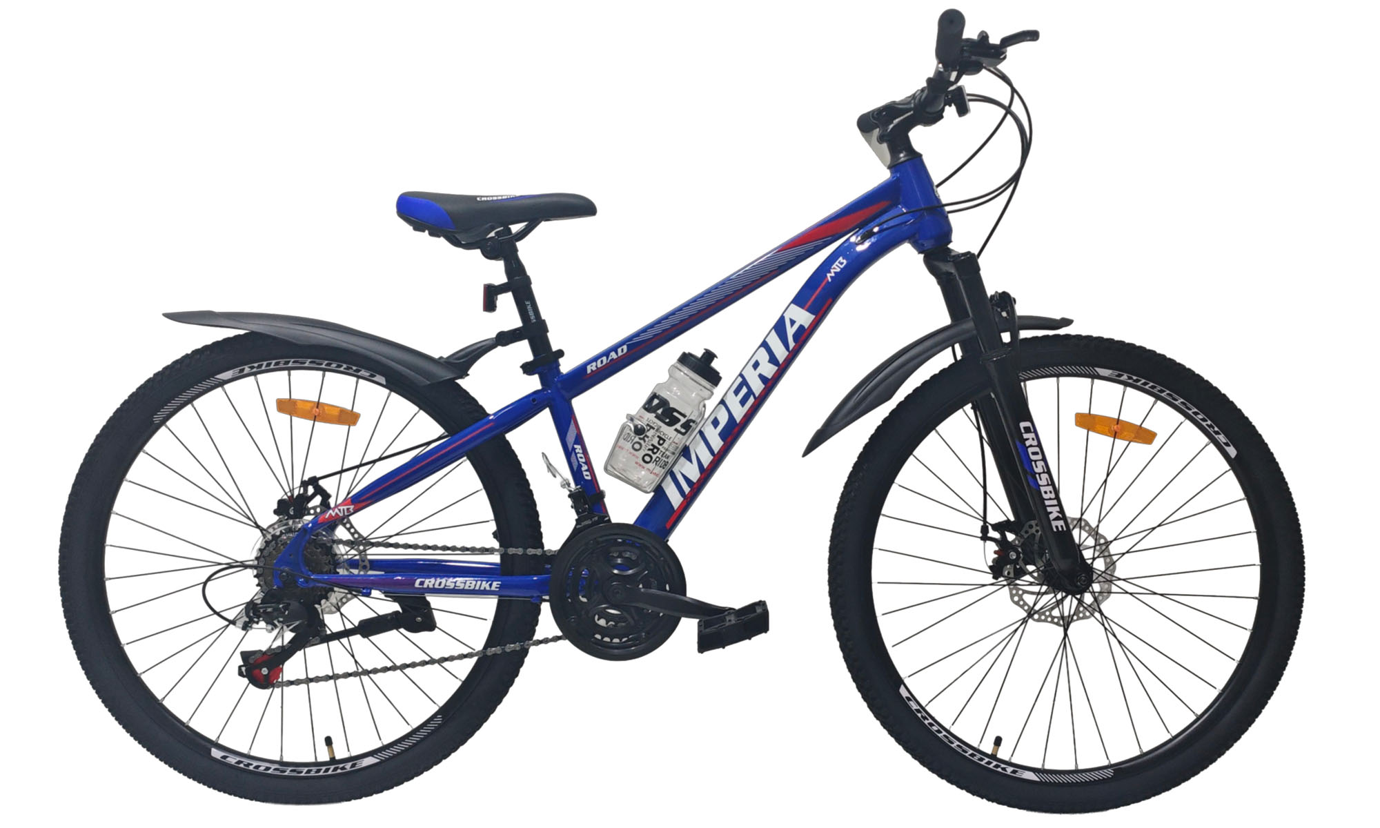 Велосипед CrossBike Imperia 24", размер XXS, рама 11", год 2026, Синий Велосипед CrossBike Imperia 24", размер XXS, рама 11", год 2026, Синий