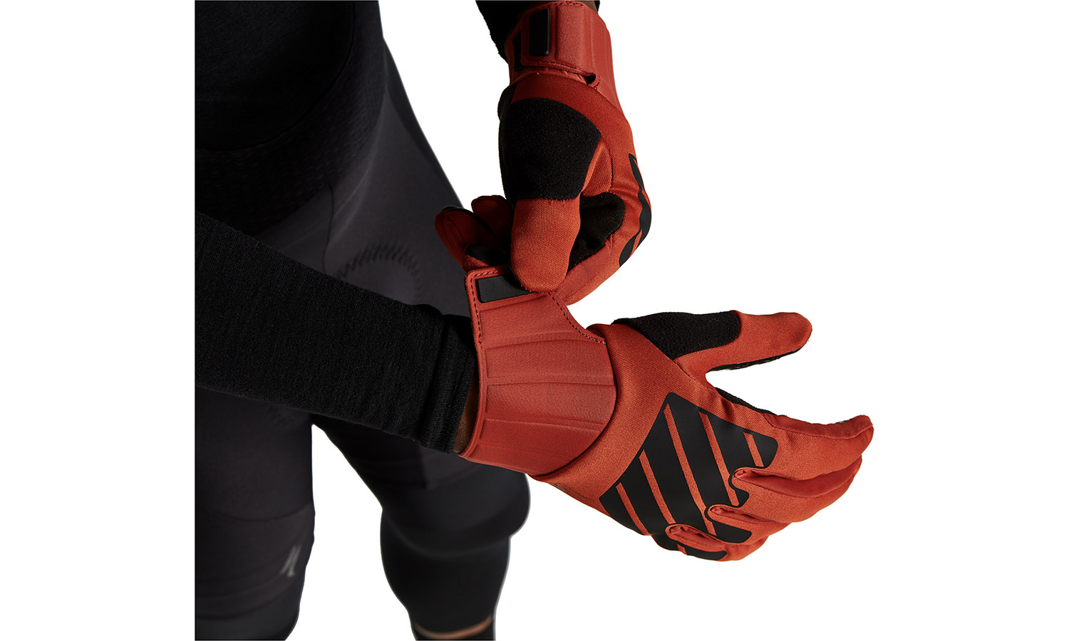 Фотография Велоперчатки мужские Specialized TRAIL-SERIES THERMAL GLOVE MEN REDWD размер S (67221-4312) 