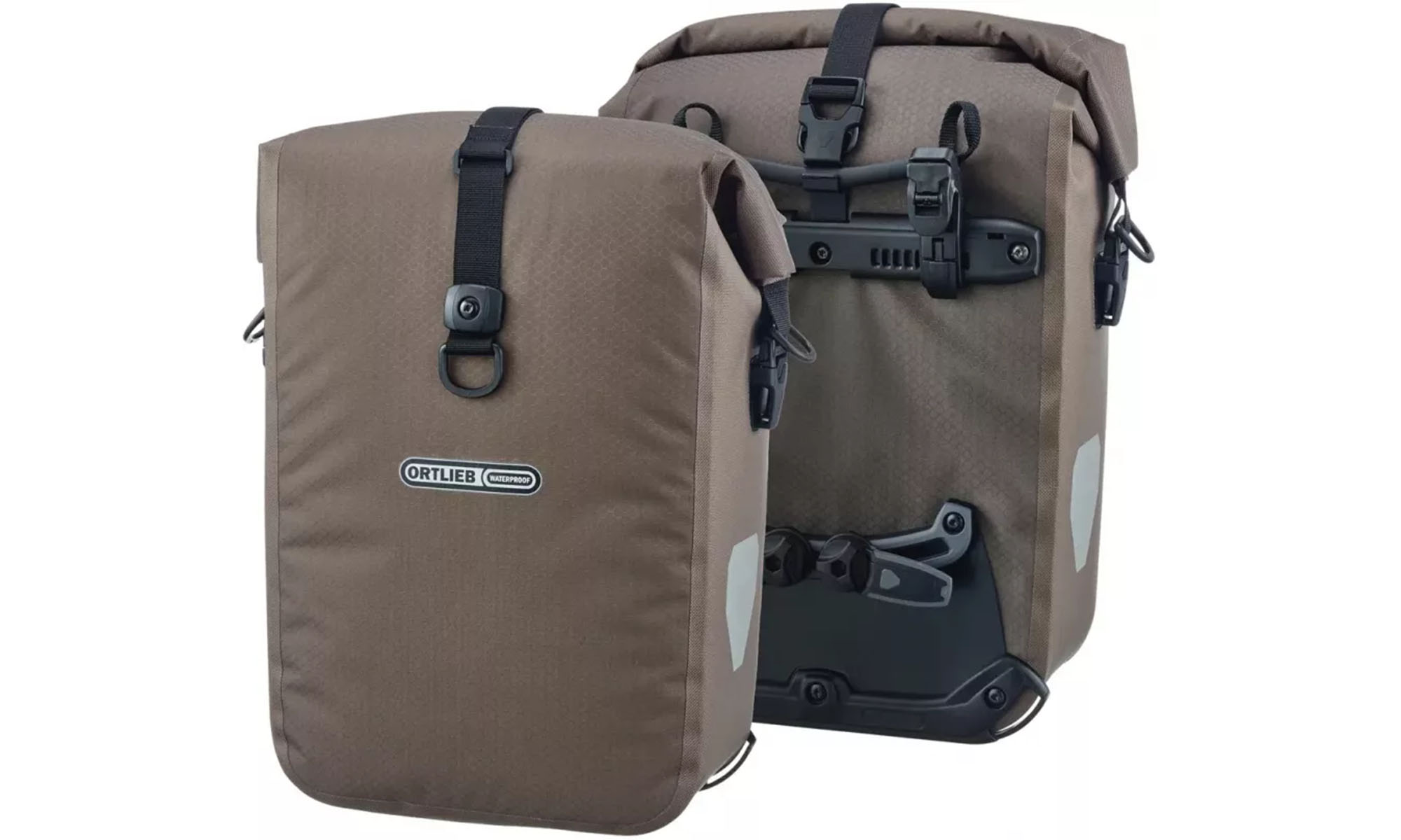 Гермосумка велосипедная ORTLIEB Gravel-Pack QL2.2  14,5 л, коричневая, 2 шт. 