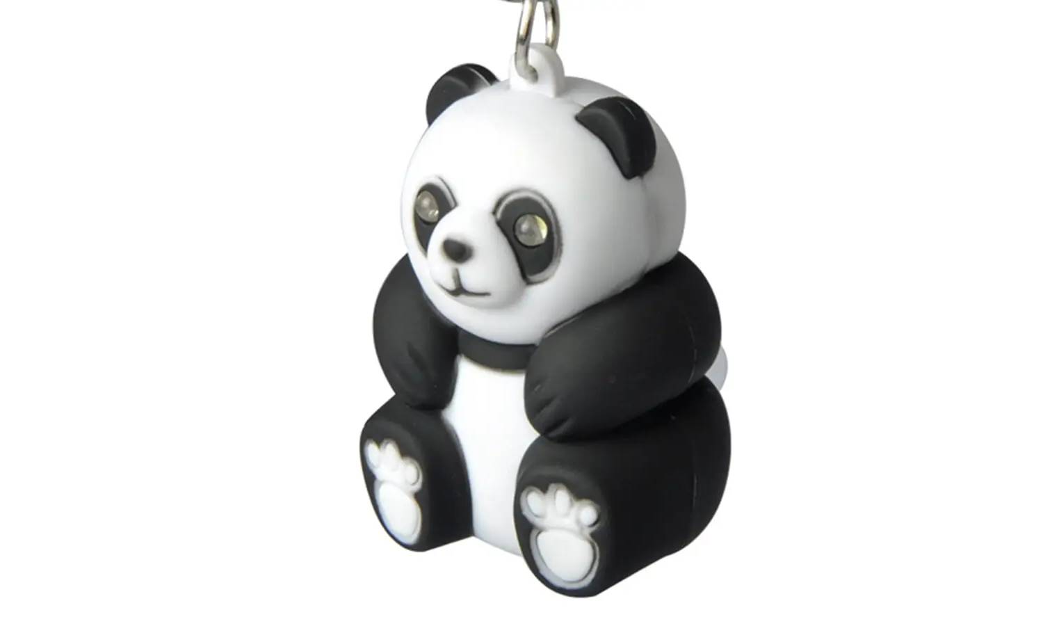 Брелок-фонарик Munkees 1103 Panda LED black-white 3