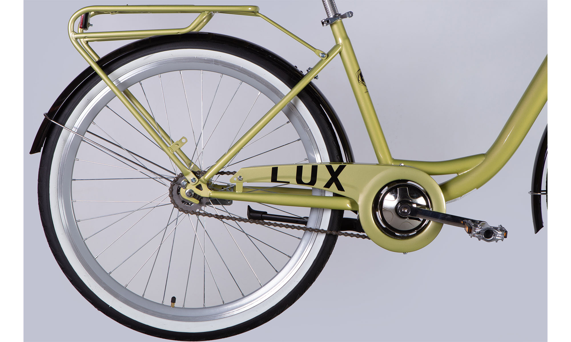 Велосипед Dorozhnik LUX Velosteel 26", размер M, рама 17", год 2025, бледно-зеленый 2
