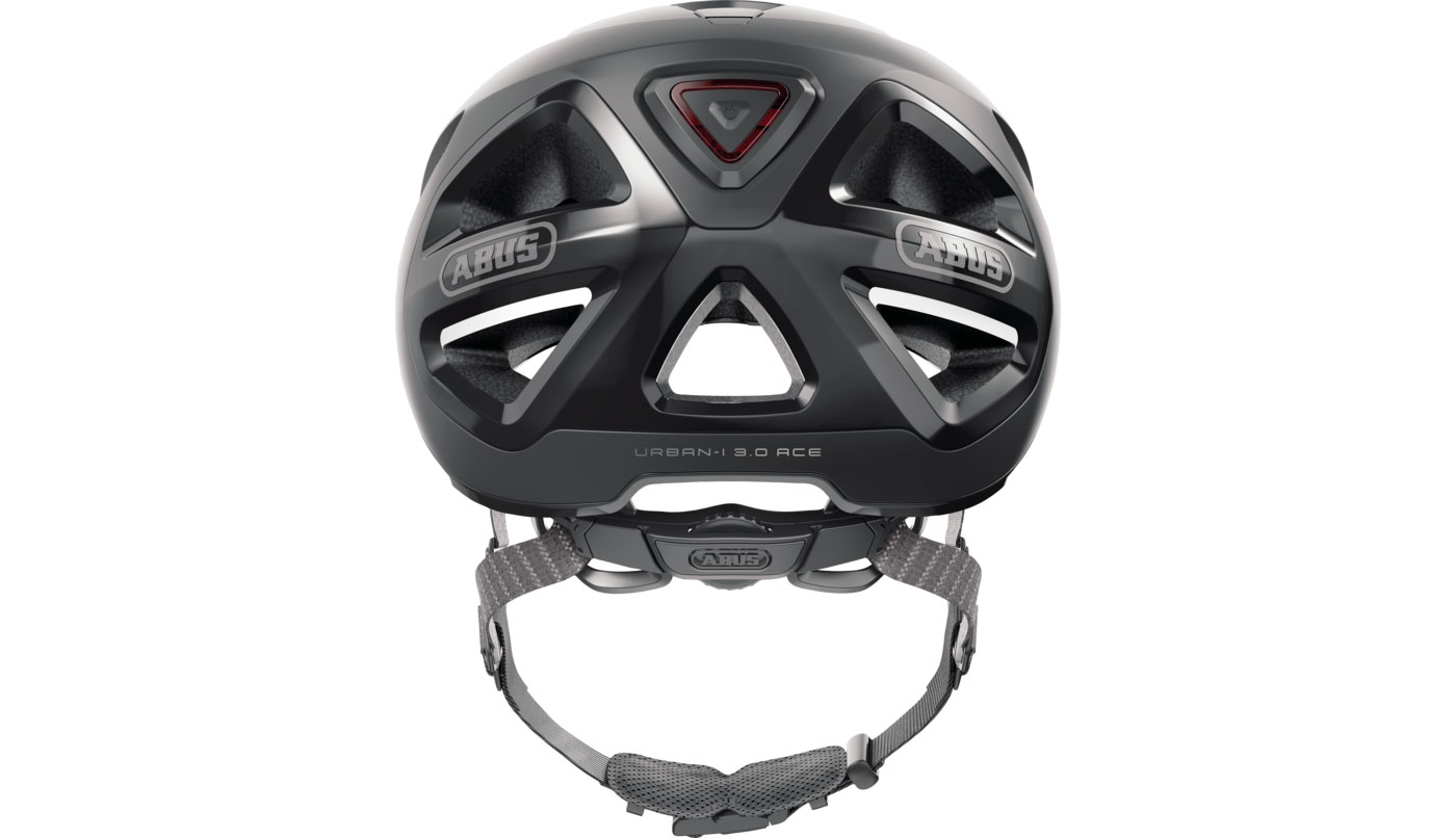 Велошлем ABUS URBAN-I 3.0 ACE Velvet Black размер L (56-61 см), Черный 4 Велошлем ABUS URBAN-I 3.0 ACE Velvet Black размер L (56-61 см), Черный 4