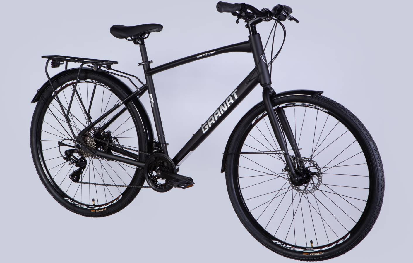 Велосипед Dorozhnik GRANAT M DD 28" размер L рама 20" 2025 черный 4