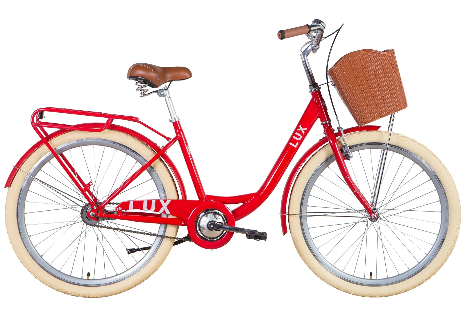 Велосипед Dorozhnik LUX 26" размер М рама 17 2022 Красный