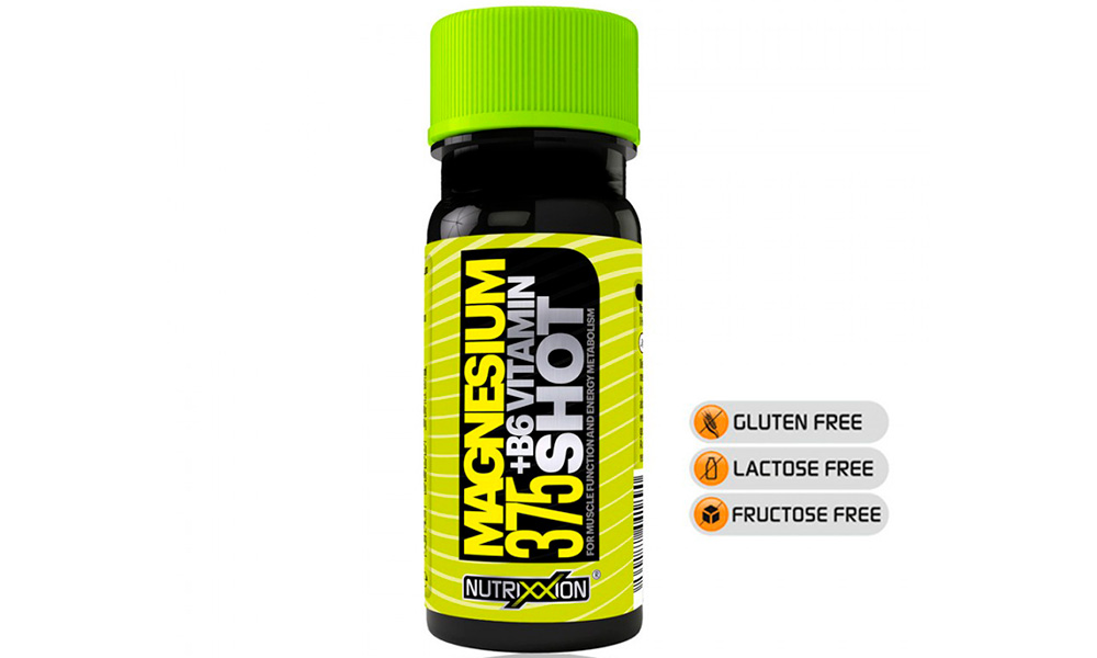 Пищевая добавка Nutrixxion Magnesium+B6 375 мг (антиспазм), Цитрус 60 мл  
