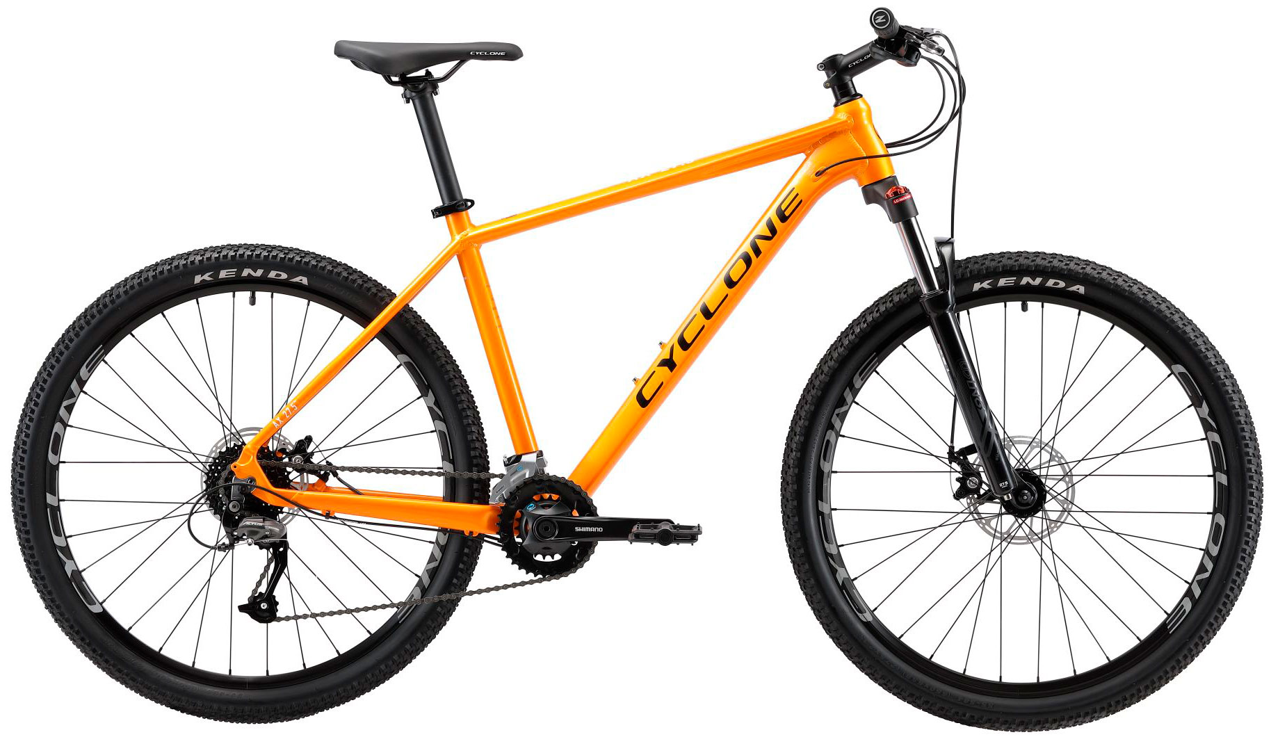 Велосипед Cyclone AX 27,5" размер L рама 19” 2022 Оранжевый
