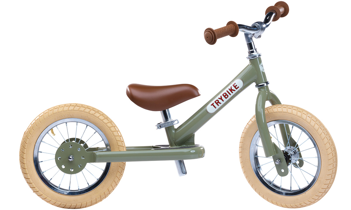 Біговел Trybike Сіро-зелений 3