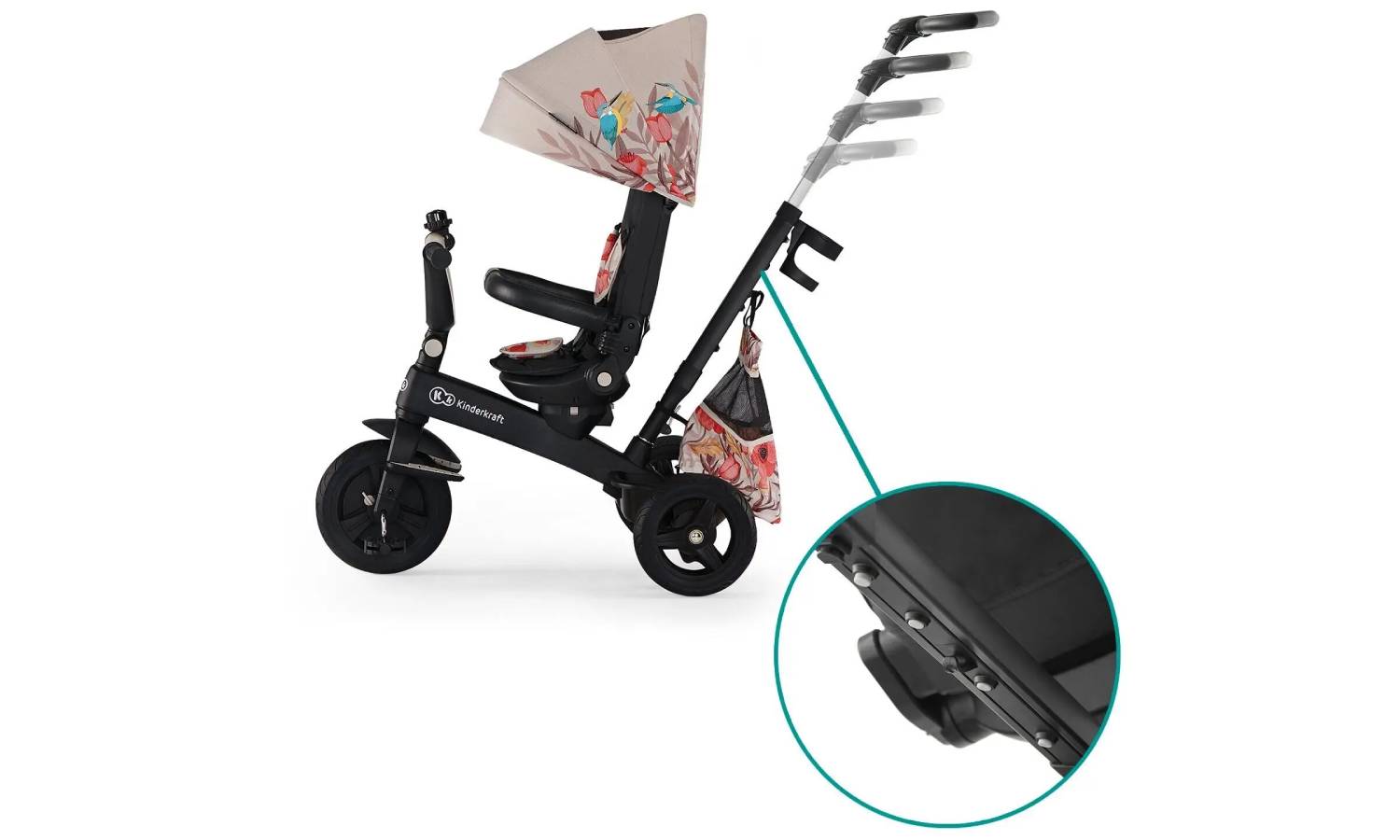 Триколісний велосипед Kinderkraft Easytwist Bird 3
