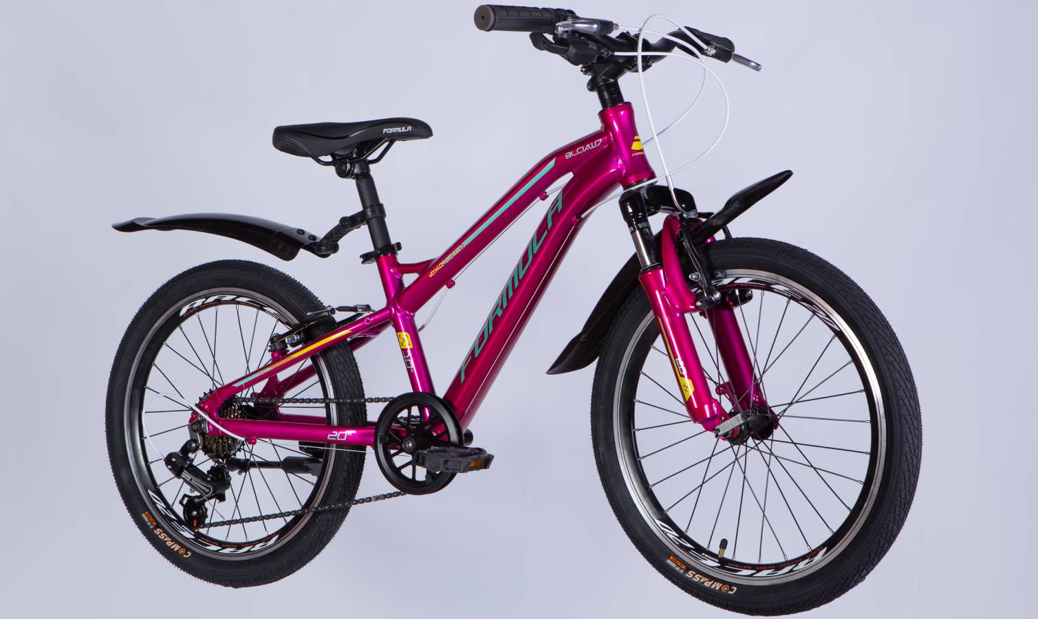 Велосипед Formula BLACKWOOD Vbr 20" рама 11" 2025 малиновий 3