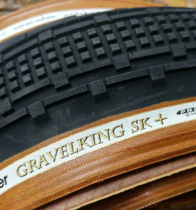 Фотография Покрышка Panaracer GRAVELKING SK+, 700x28C Tubed, Черный 3