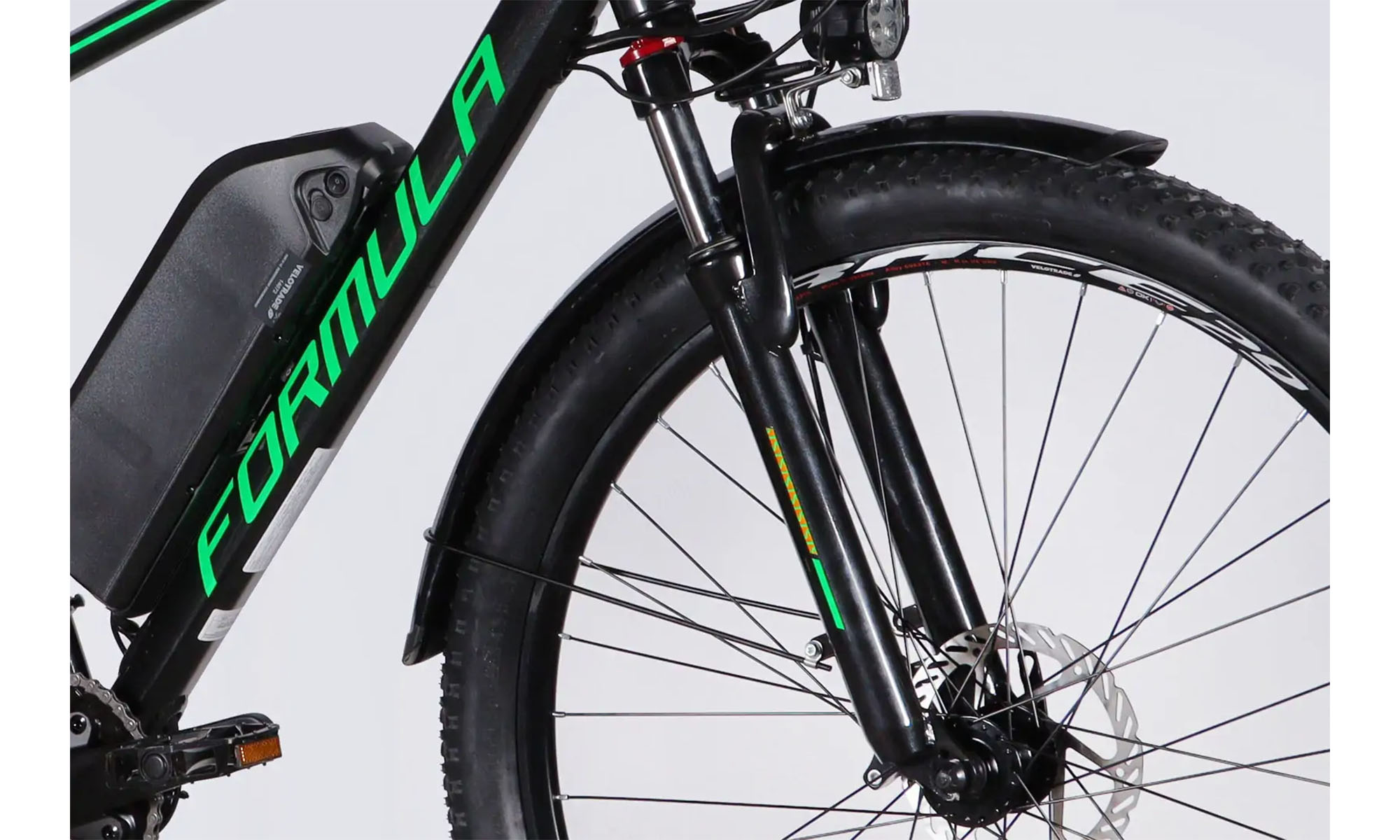 Велосипед з електроприводом Formula eCURSOR MAN DD CS 29", розмір XL, рама-21", 48B, 17.5А*г, 500Вт, рік 2026, чорно-зелений 5