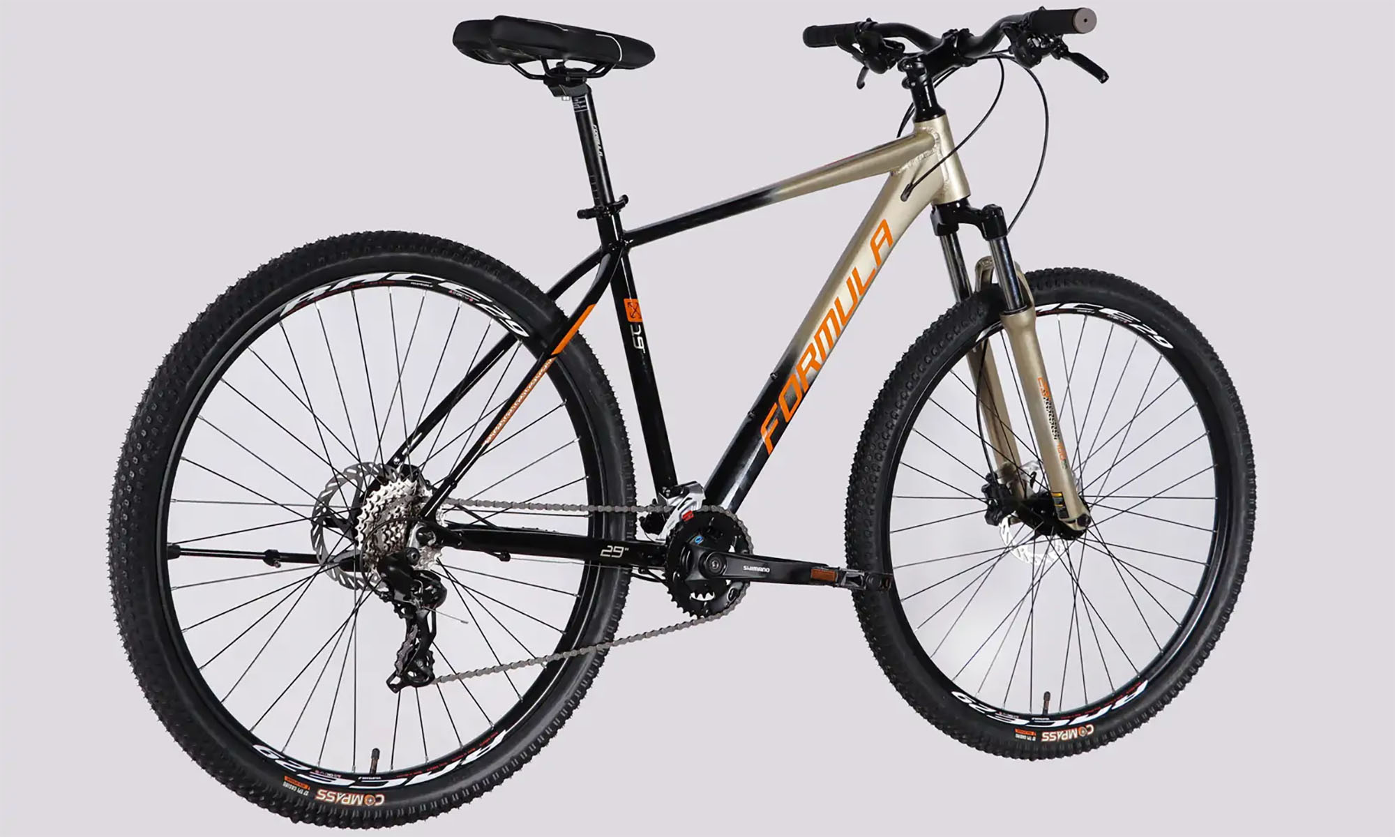 Велосипед Formula DRIVE HDD 29", розмір XL, рама-21", рік 2026, чорно-сірий 2