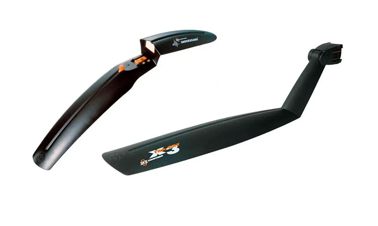 Фотографія Комплект крил SKS X-tra Dry + Shockboard, чорні, 26"/27.5"