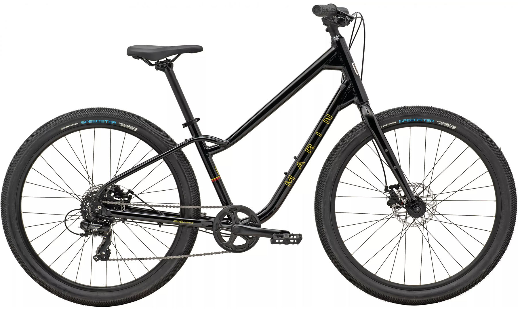 Фотография Велосипед Marin Stinson 1 27,5" рама XL 2024 Gloss Black