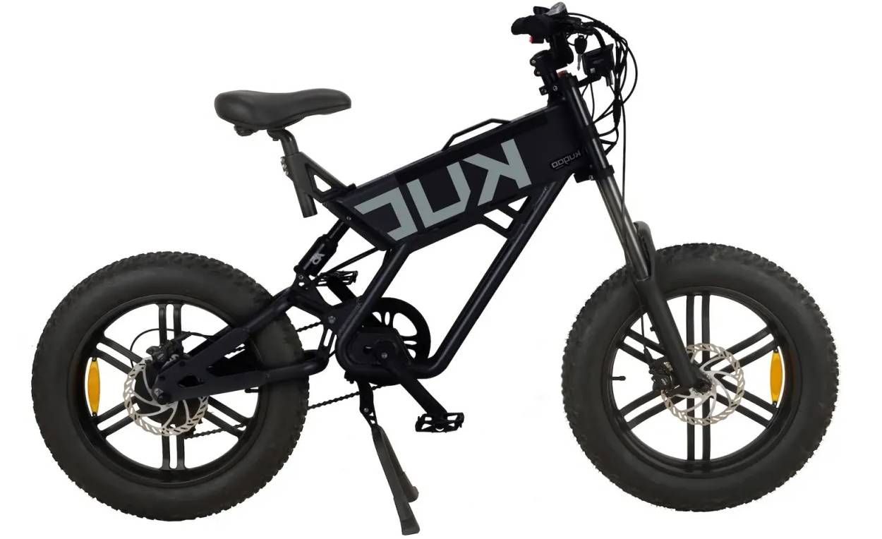 Фотографія Электровелосипед фетбайк KUGOO T-01, (500 Вт; 13 Ah; 48 В) 20х4", черный